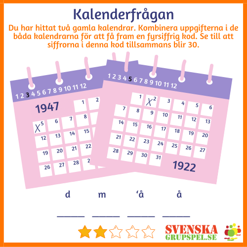Kalenderfrågan